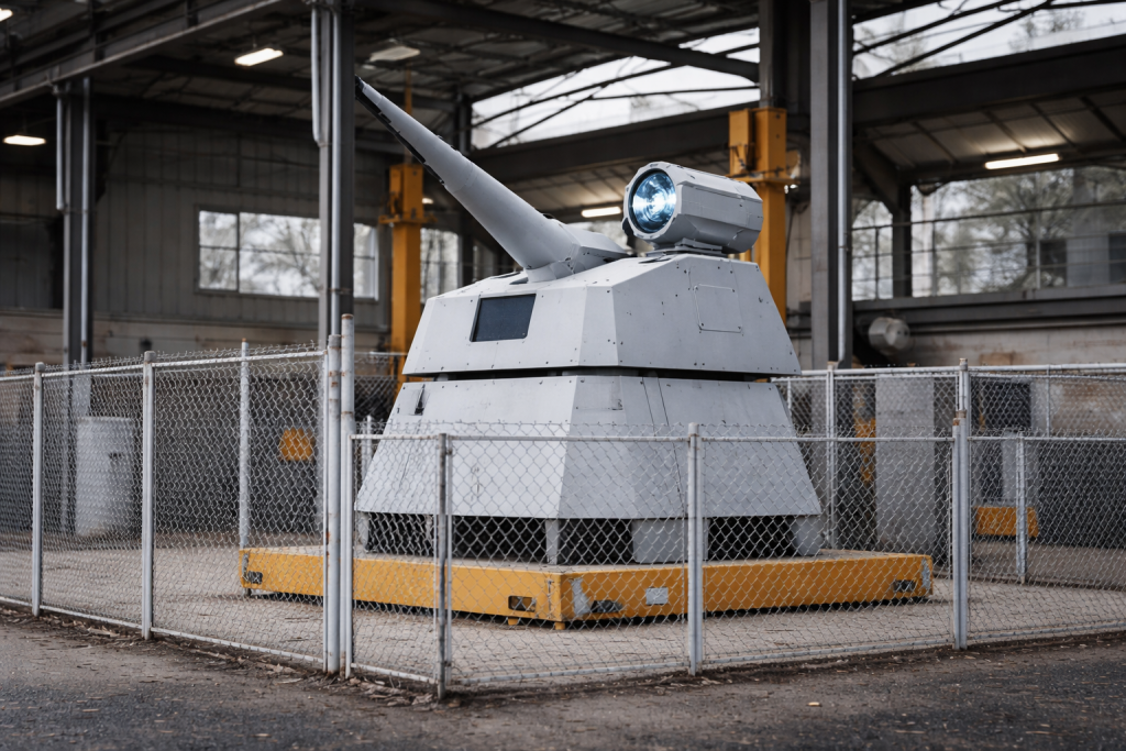 Système de lutte anti-drone français, illustration IA